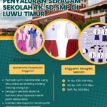 Infografis besaran biaya seragam sekolah yang diusulkan
