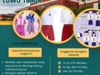 Infografis besaran biaya seragam sekolah yang diusulkan