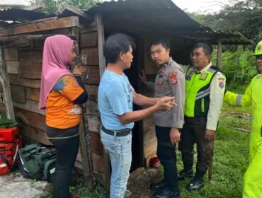 Polisi melakukan olah TKP penemuan mayat di Kecamatan Nuha, Kamis, (26/06/25)