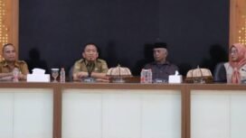 Bupati Luwu Timur, Irwan Bachri Syam saat melakukan pertemuan dengan Anggota BPD beberapa waktu lalu.
