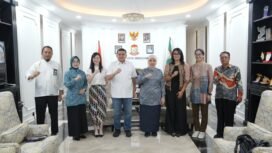 Walikota Makassar Munafri Arifuddin menerima kunjungan Putera Sampoerna Foundation (PSF), Jum'at (22/08/25).
