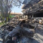 Gedung DPRD Makassar terbakar
