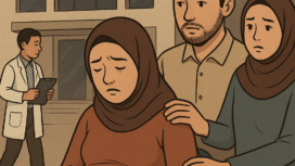 Ilustrasi ibu hamil di RSUD I Lagaligo (AI)