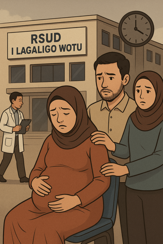 
					Ilustrasi ibu hamil di RSUD I Lagaligo (AI)