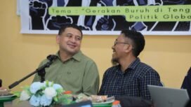 Wali Kota Makassar, Munafri Arifuddin, saat menghadiri Rakerwil KSBI Sulsel, Minggu, (18/10/2025)