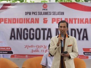 DPW PKS Sulsel mengglar pendidikan dan pelantikan Anggota Madya