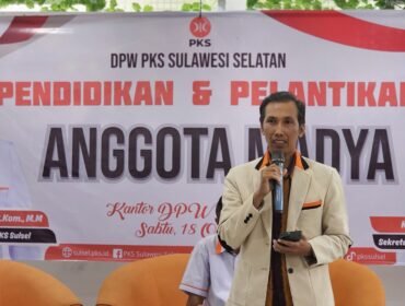 DPW PKS Sulsel mengglar pendidikan dan pelantikan Anggota Madya