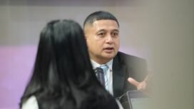 Wali Kota Makassar, Munafri Arifuddin, saat memaparkan berbagai hal jelang perayaan HUT Kota Makassar ke-418, dalam acara detik sore, di Jakarta, Kamis (06/11/2025)