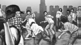 Ilustrasi perang kelompok