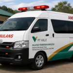 Ilustrasi mobil ambulance menggunakan dana CSR PT Vale