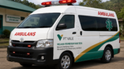 Ilustrasi mobil ambulance menggunakan dana CSR PT Vale