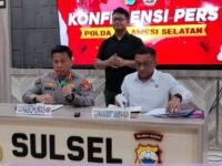 Konferensi pers pengungkapan kasus siber Polda Sulsel
