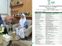 Fathin Shidqia Ikram, siswa MTsN 1 Makassar, peraih Bronze Medal ILSO 2026