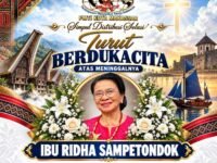 Rumah duka dan prosesi keluarga setelah meninggalnya Ridha Sampetondok di Makassar