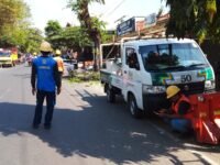 Petugas PLN melakukan perawatan jaringan listrik