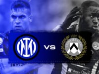 Pemain Inter Milan dan Udinese jelang laga Serie A di San Siro