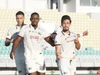 Luka Cumic mencetak dua gol saat PSM Makassar imbang 3-3 melawan Arema FC