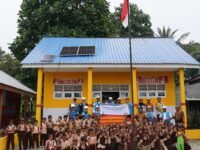 Ilustrasi pasokan listrik tenaga surya SuperSUN di Kepulauan Tanakeke, Takalar