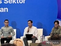 Direktur Pengendalian Ruang Digital Komdigi Safriansyah Yanwar Rosadi dalam forum diskusi penanganan penipuan online di Jakarta