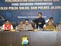 Konferensi pers Polda Sulsel pengungkapan 10 kasus BBM bersubsidi