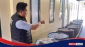 Drum berisi solar bersubsidi yang disita polisi di Selayar