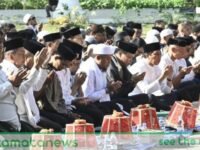 Salat istisqa di Lapangan Rumah Jabatan Gubernur Sulsel, Makassar