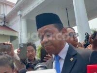Menteri ESDM Bahlil Lahadalia tiba di Istana Negara