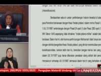 MK Kabulkan Uji Materi UU Peradilan Militer, Prajurit Pidana Umum ke Peradilan Umum