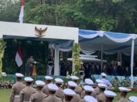Prabowo Bertindak Sebagai Inspektur Upacara Kesaktian Pancasila di Lubang Buaya