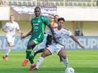 Pertandingan PSS Sleman vs PSM Makassar di Stadion Maguwoharjo